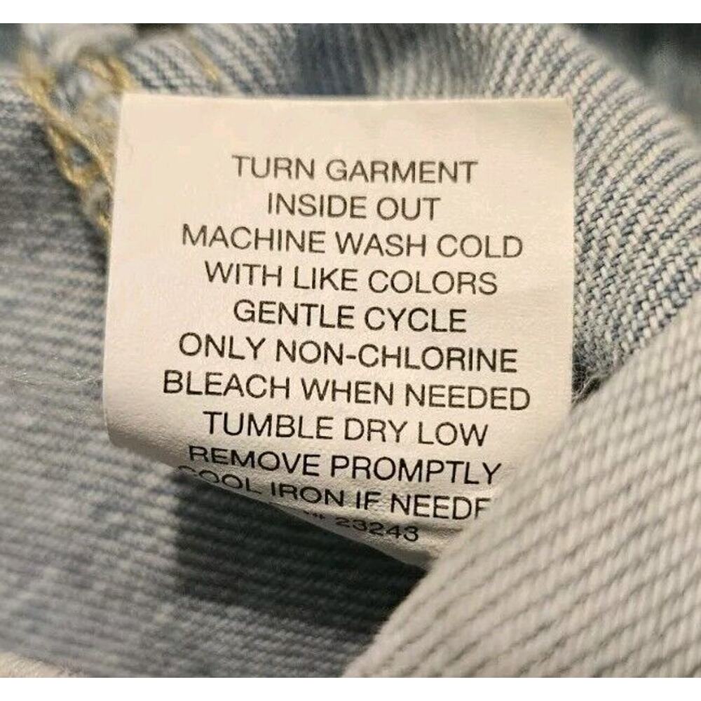 Happy X Nature Kate Hudson NWT Glide Light Wash Denim Midi Dress Size 2 Pockets - Picture 10 of 10